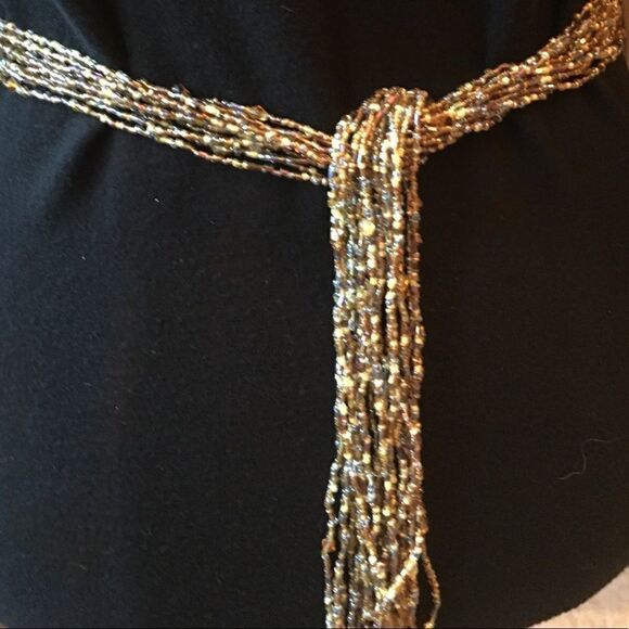 BEADED NECKLACE, Neck Tie or Sash! - Picture 6 of 11